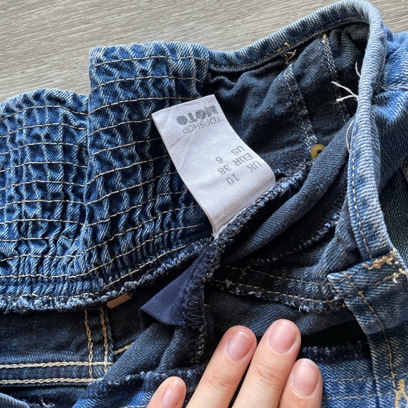 Denim high waisted shorts - Picture 2 of 4